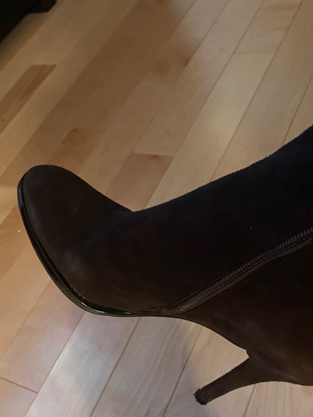 Stuart Weitzman $495 Brown Suede Stiletto Ankle Boots - Size 9